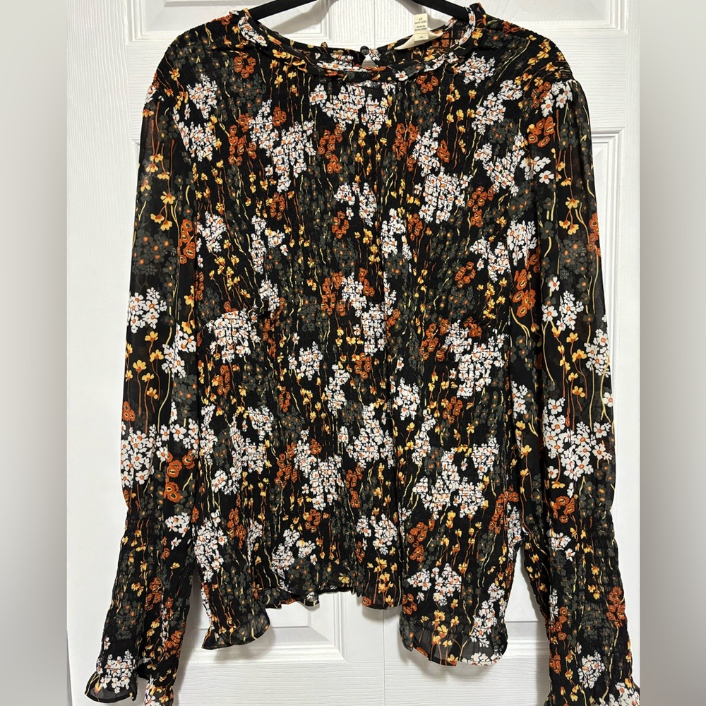 2XL juniors terra sky blouse